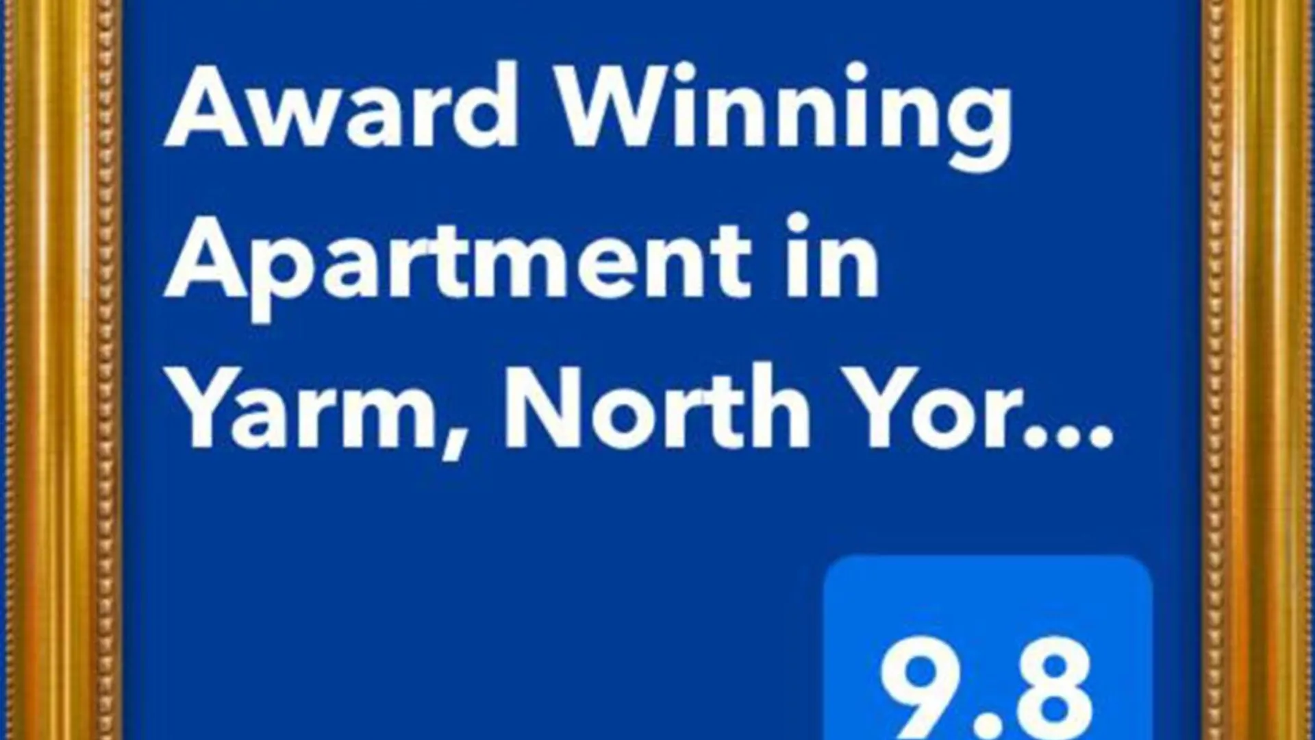 Award Winning Apartment In Yarm, North Yorkshire